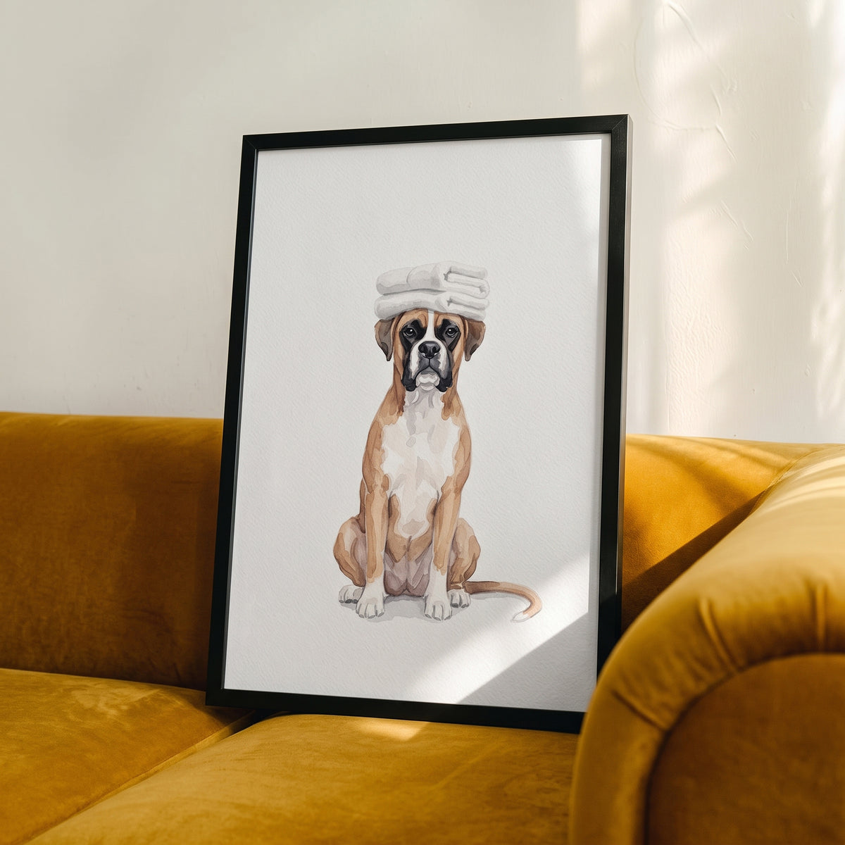 Fresh Towels Pet Portrait
