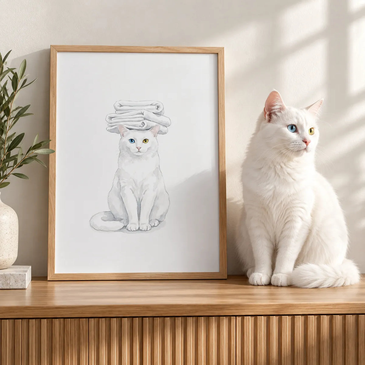Fresh Towels Pet Portrait