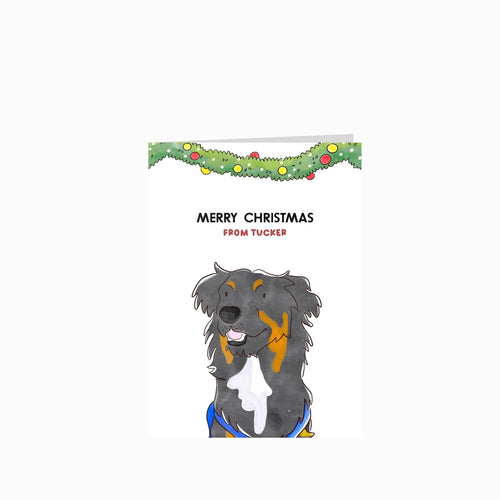 Watercolor Pet Christmas Cards - Custom Gifts