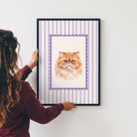 Watercolor Stamp Portrait