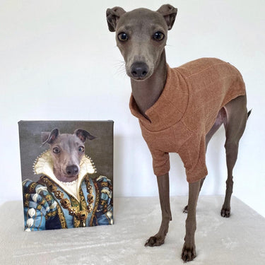 The Sapphire Queen - Custom Pet Canvas