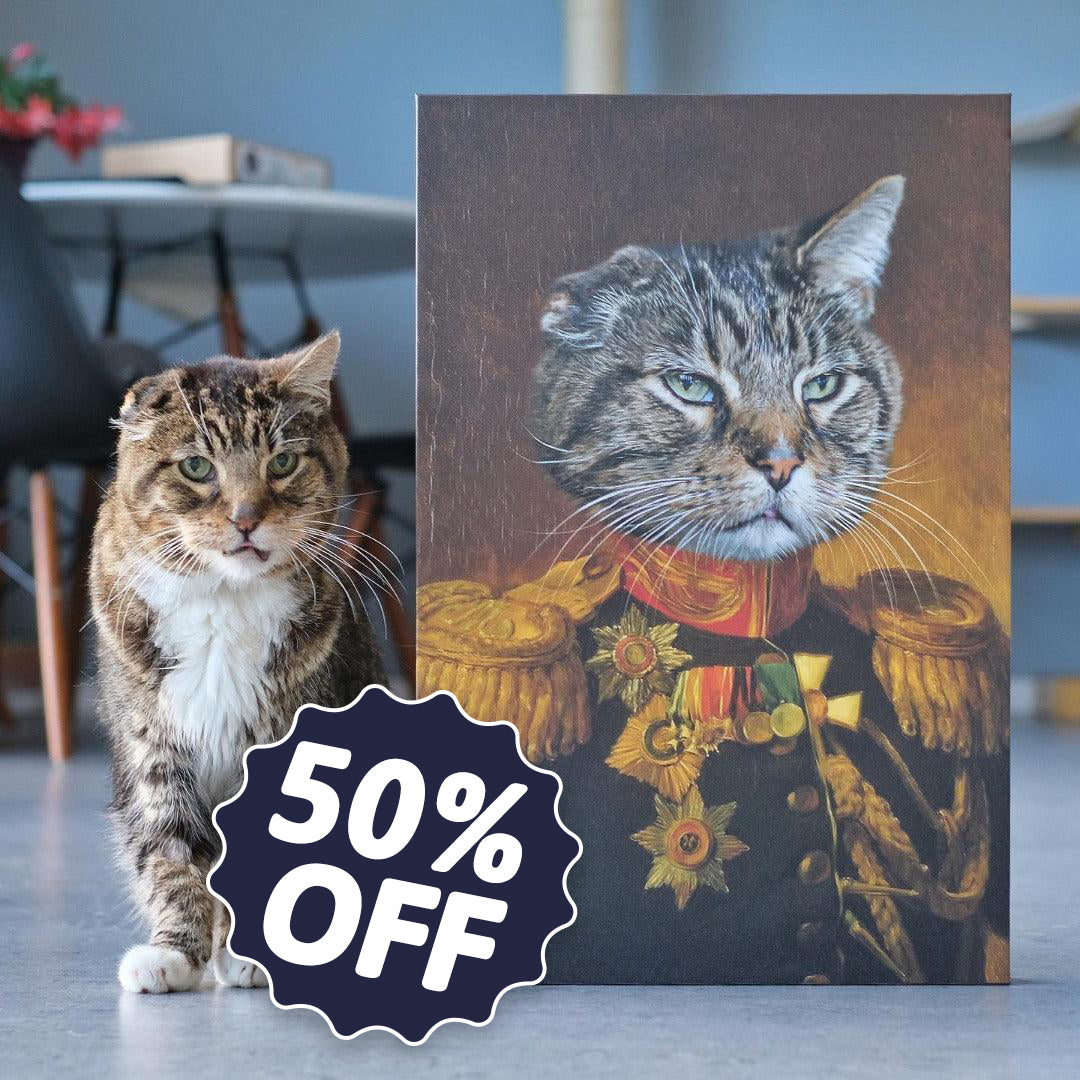 Renaissance Pet Portrait (50% Off) - Custom Canvas
