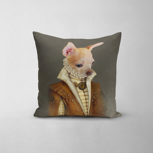 Crown and Paw - Throw Pillow The Golden Princess - Custom Throw Pillow