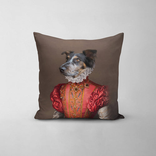 Crown and Paw - Throw Pillow The Red Rose - Custom Throw Pillow