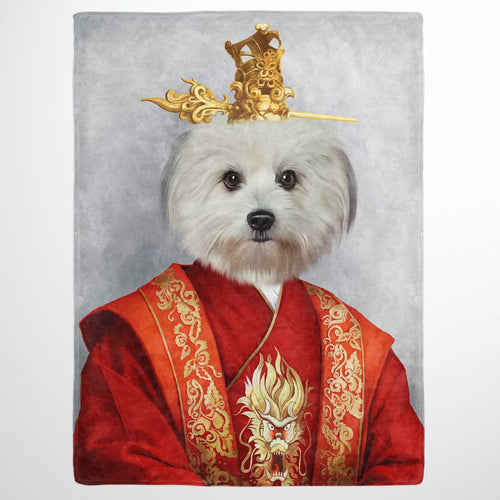 Crown and Paw - Blanket The Asian Emperor - Custom Pet Blanket