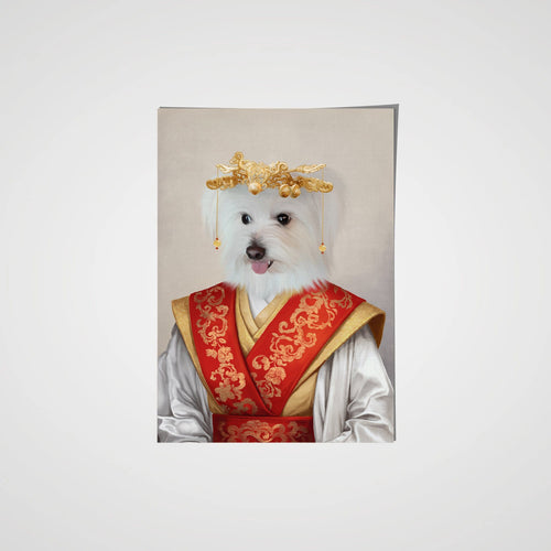 Crown and Paw - Poster The Asian Empress - Custom Pet Poster