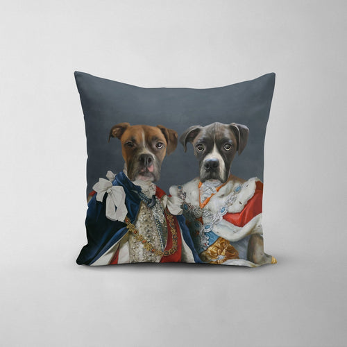 Crown and Paw - Throw Pillow The Rulers - Custom Throw Pillow