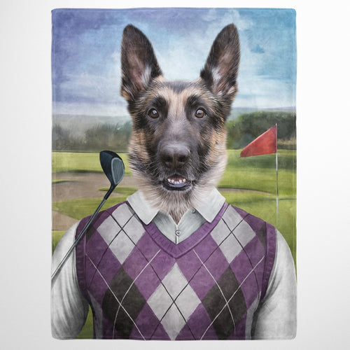 Crown and Paw - Blanket The Golfer - Custom Pet Blanket
