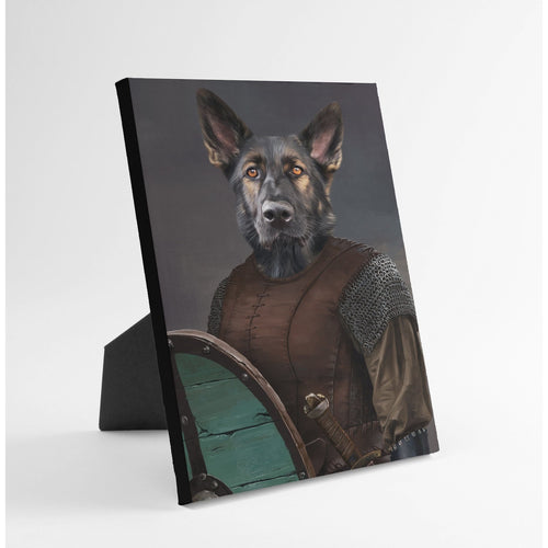 Crown and Paw - Standing Canvas The Shieldmaiden - Custom Standing Canvas
