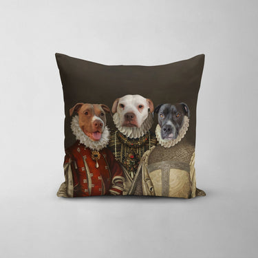The Three Queens - Custom Throw Pillow