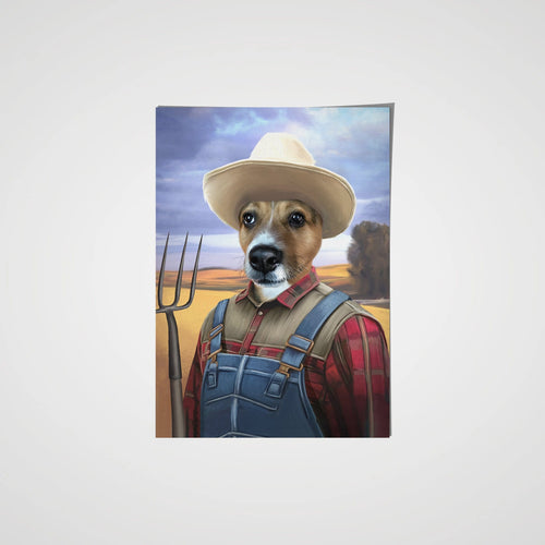 Crown and Paw - Poster The Farmer - Custom Pet Poster