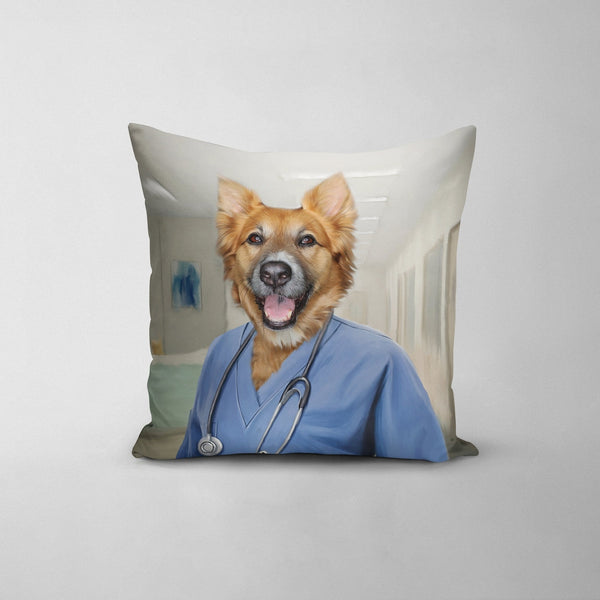 The Nurse - Custom Throw Pillow