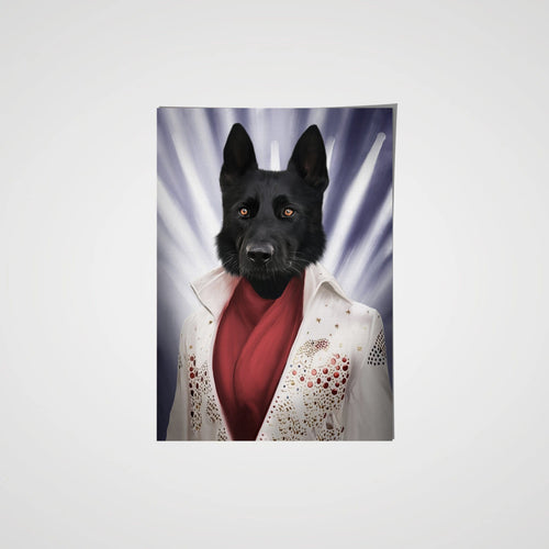 Crown and Paw - Poster The Rock God - Custom Pet Poster