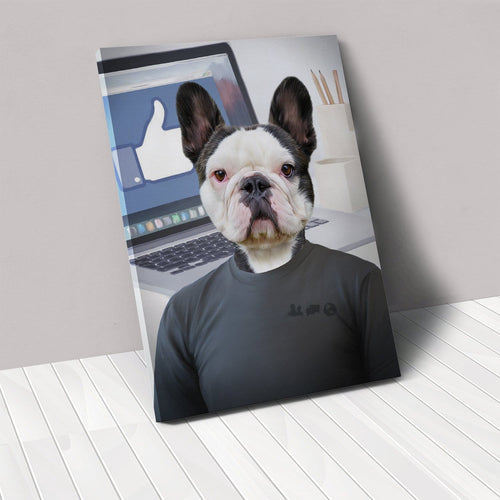 Crown and Paw - Canvas The Zuck - Custom Pet Canvas