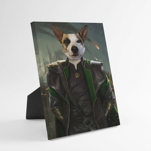 Crown and Paw - Standing Canvas The Mischief God - Custom Standing Canvas