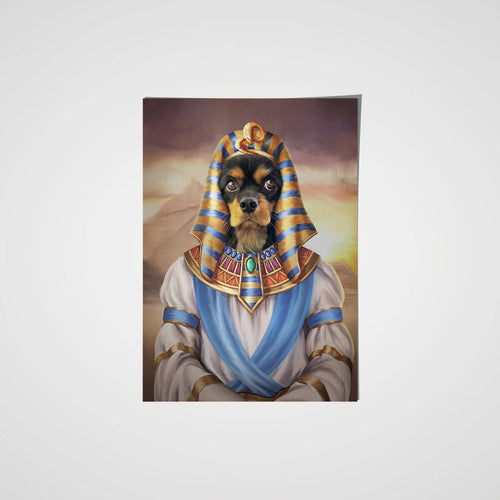 Crown and Paw - Poster The Pharaoh - Custom Pet Poster
