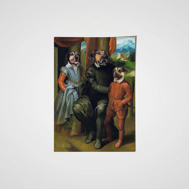 Family of Three - Custom Pet Poster