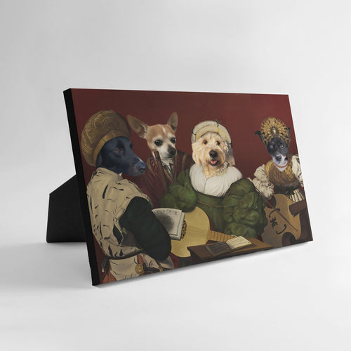 Crown and Paw - Standing Canvas The Quartet - Custom Standing Canvas