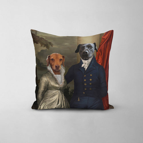 Crown and Paw - Throw Pillow The Dinner Date - Custom Throw Pillow