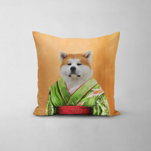 Crown and Paw - Throw Pillow The Geisha - Custom Throw Pillow