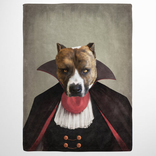 Crown and Paw - Blanket The Vampire - Custom Pet Blanket