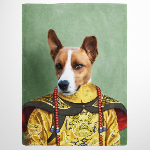 Crown and Paw - Blanket The Chinese Emperor - Custom Pet Blanket