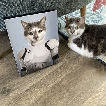Crown and Paw - Canvas The Trooper - Custom Pet Canvas