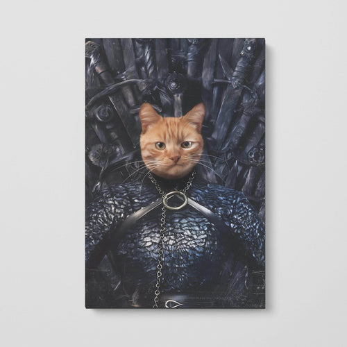 Crown and Paw - Canvas The Lady of the North - Custom Pet Canvas