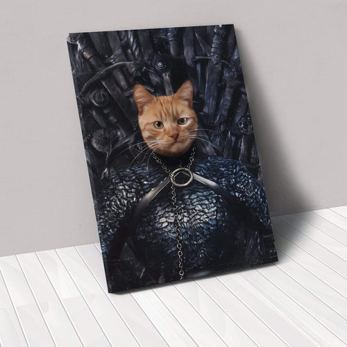 Crown and Paw - Canvas The Lady of the North - Custom Pet Canvas