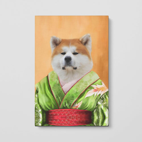 Crown and Paw - Canvas The Geisha - Custom Pet Canvas