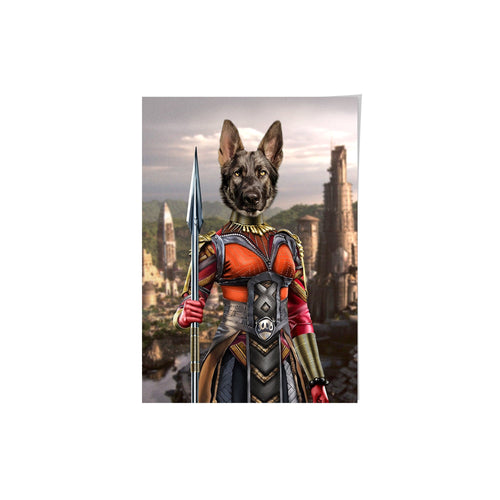Crown and Paw - Poster The African Warrior - Custom Pet Poster