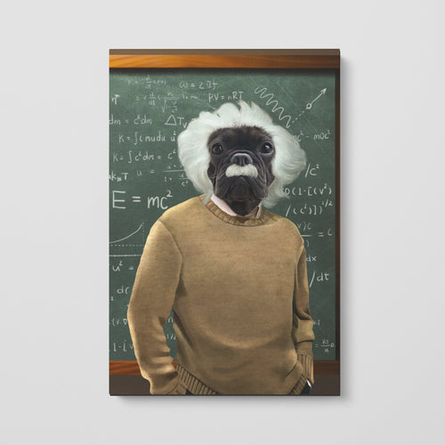 Crown and Paw - Canvas The Einstein - Custom Pet Canvas