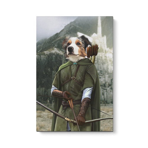 Crown and Paw - Canvas The Archer - Custom Pet Canvas