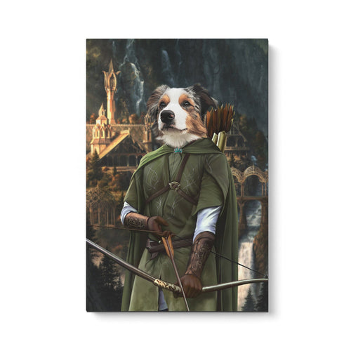 Crown and Paw - Canvas The Archer - Custom Pet Canvas