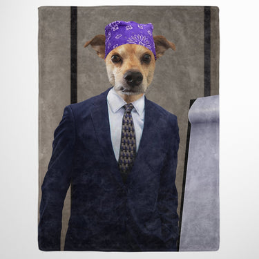 The Bad Boss - Custom Pet Blanket