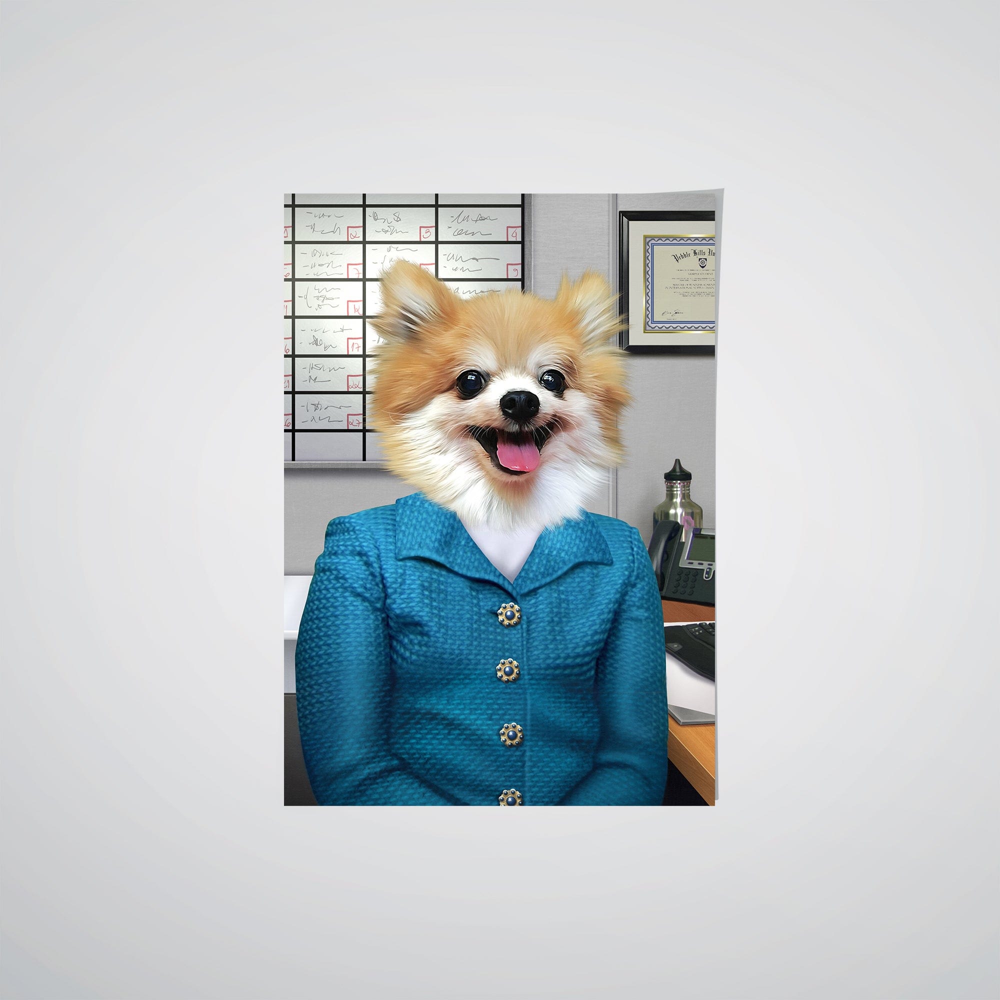 Crown and Paw - Poster The Chatty One - Custom Pet Poster