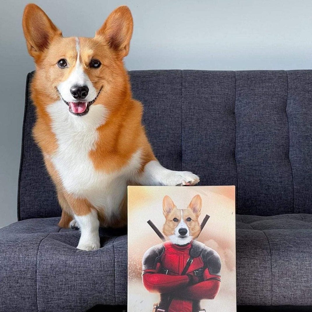 Crown and Paw - Canvas The Deadpawl - Custom Pet Canvas