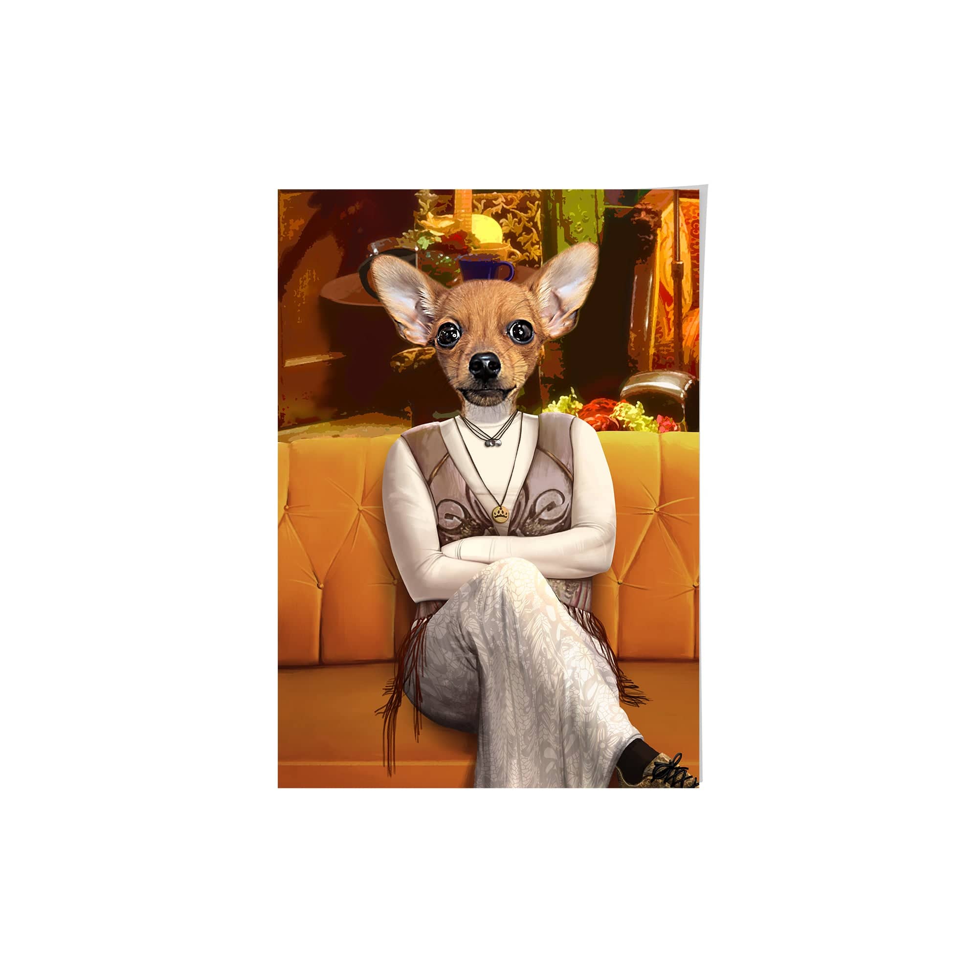 Crown and Paw - Poster The Ditzy Friend - Custom Pet Poster