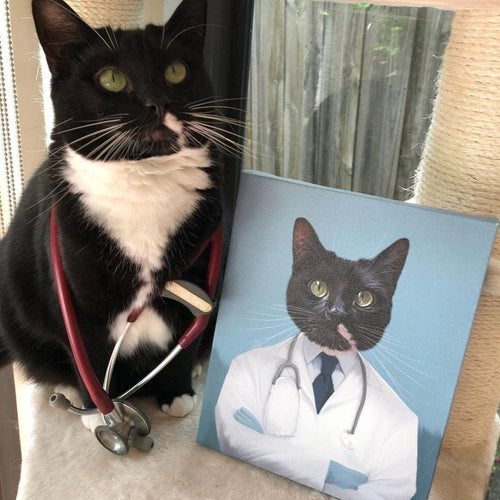 Crown and Paw - Canvas The Doctor - Custom Pet Canvas