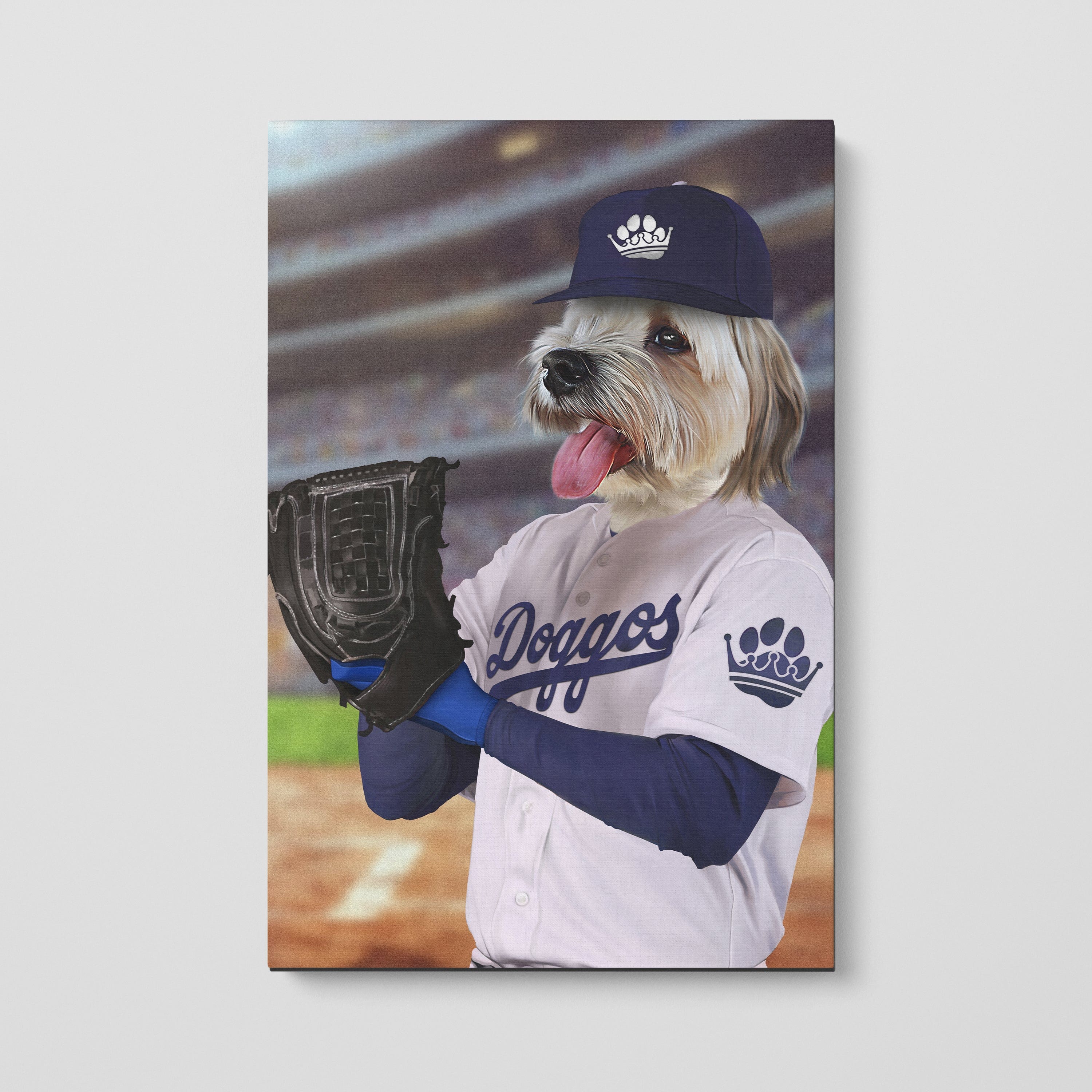 Crown and Paw - Canvas The LA Doggos - Custom Pet Canvas