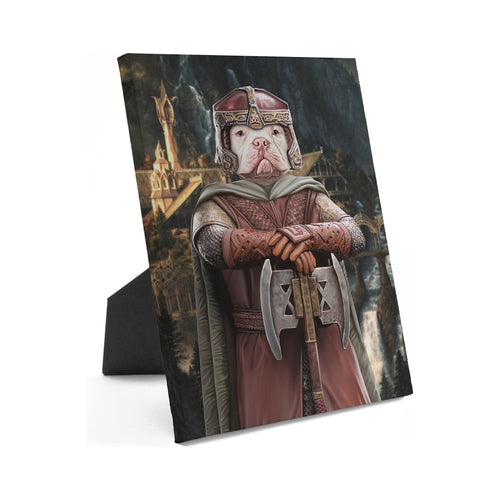 Crown and Paw - Standing Canvas The Dwarf - Custom Standing Canvas 8" x 10" / Background 3