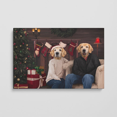 Crown and Paw - Canvas The Family Christmas - Custom Pet Canvas