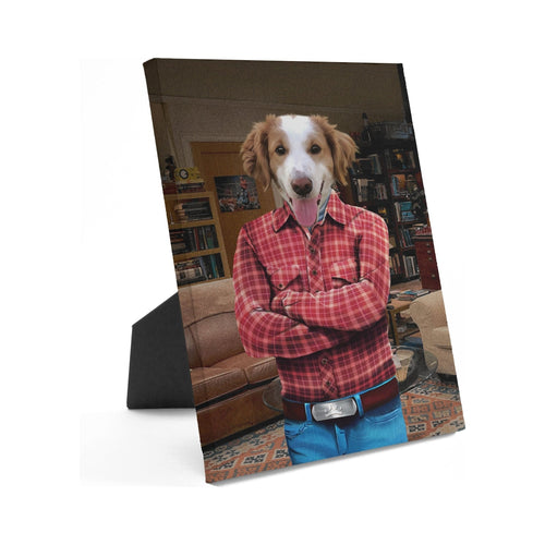 Crown and Paw - Standing Canvas The Flirty Nerd - Custom Standing Canvas