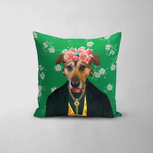 Crown and Paw - Throw Pillow The Frida Kahlo - Custom Throw Pillow