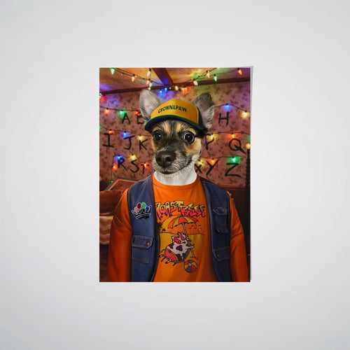 Crown and Paw - Poster The Funny Friend - Custom Pet Poster 8.3" x 11.7" / Wall of Lights