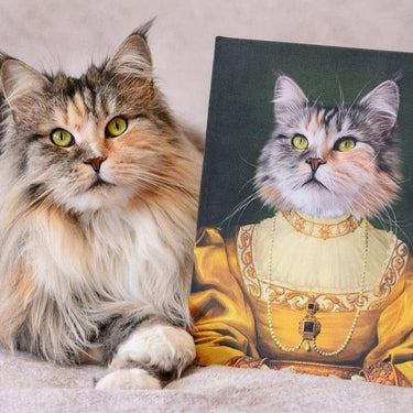 The Golden Girl - Custom Pet Canvas
