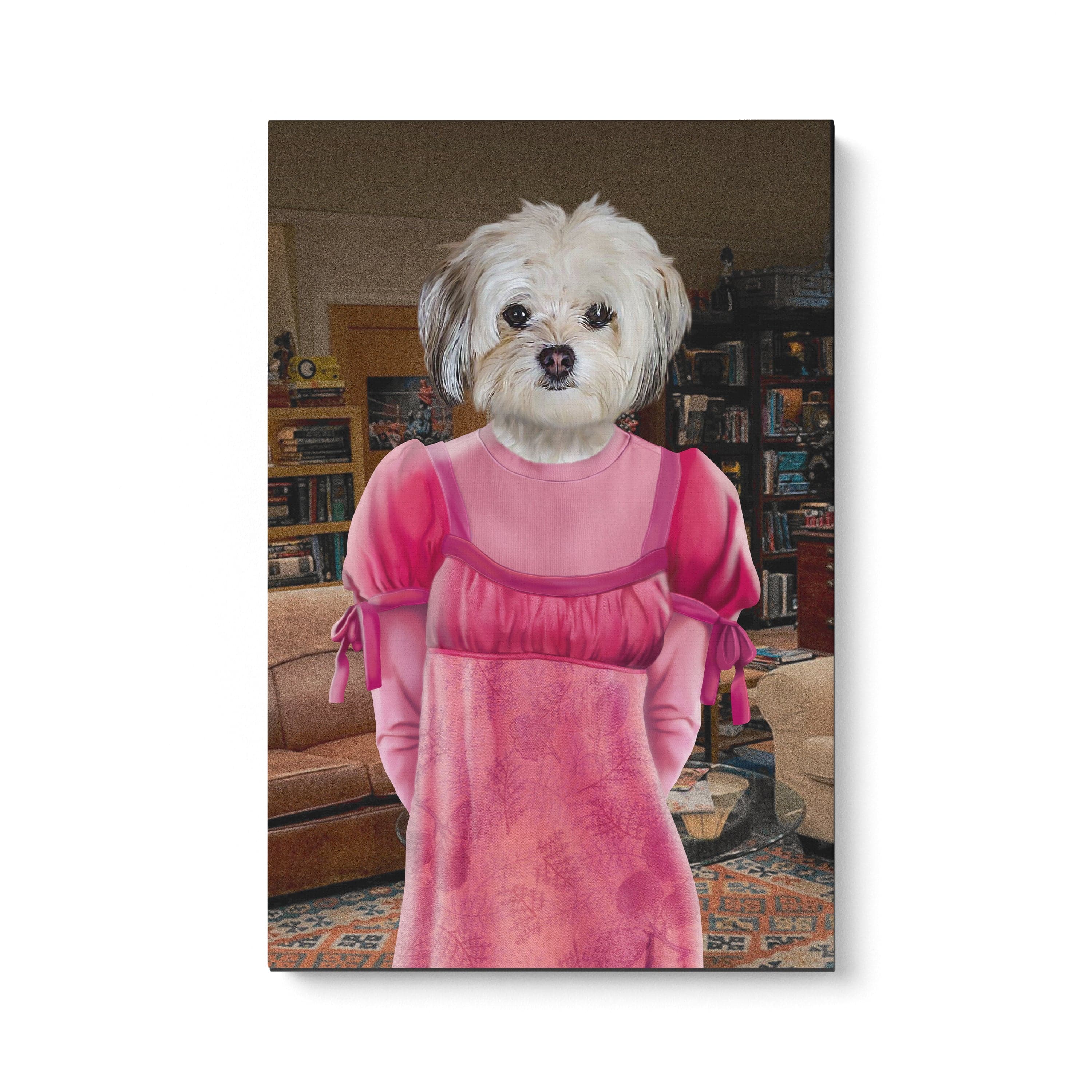 Crown and Paw - Canvas The Hot Neighbor - Custom Pet Canvas