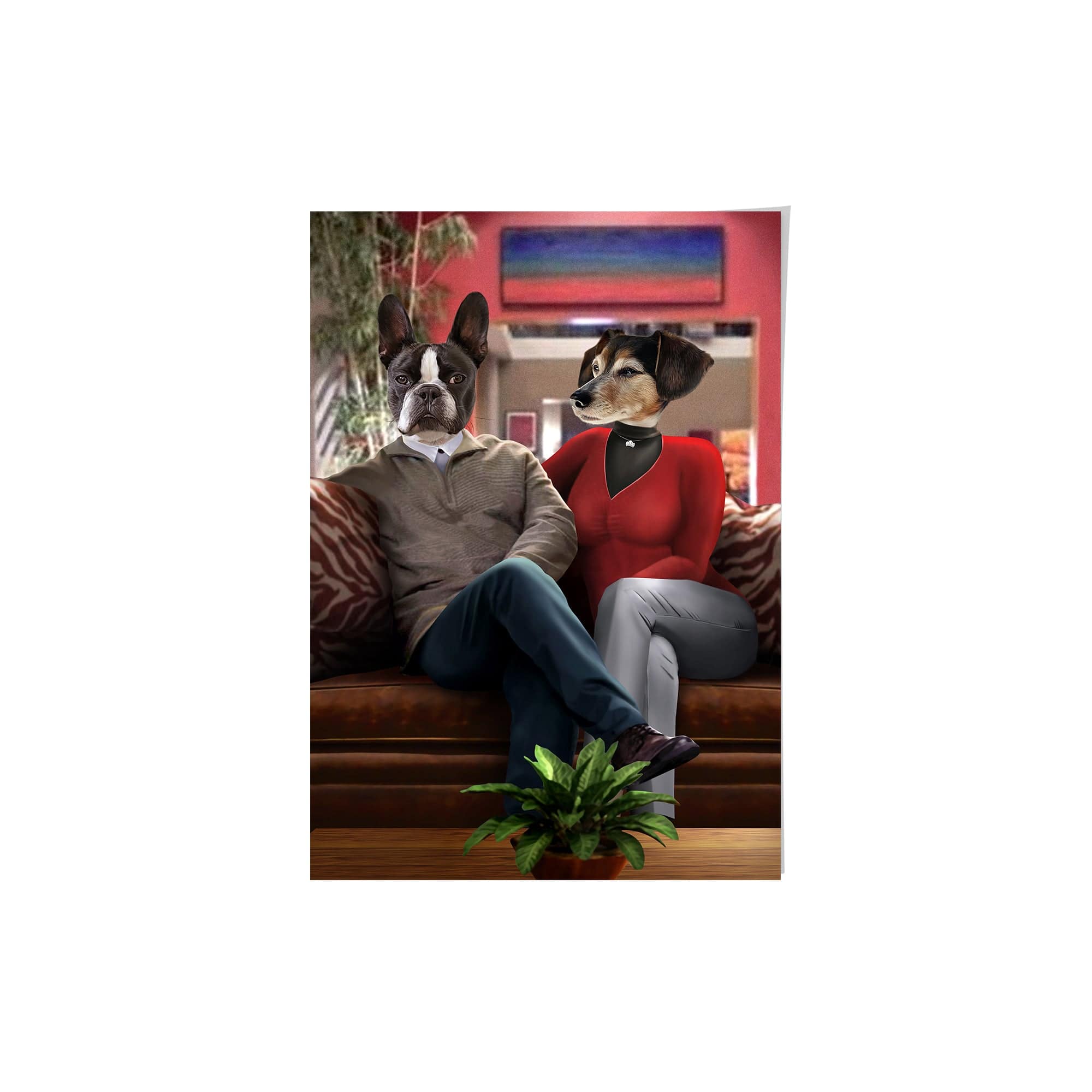 Crown and Paw - Poster The Jay and Gloria - Custom Pet Poster