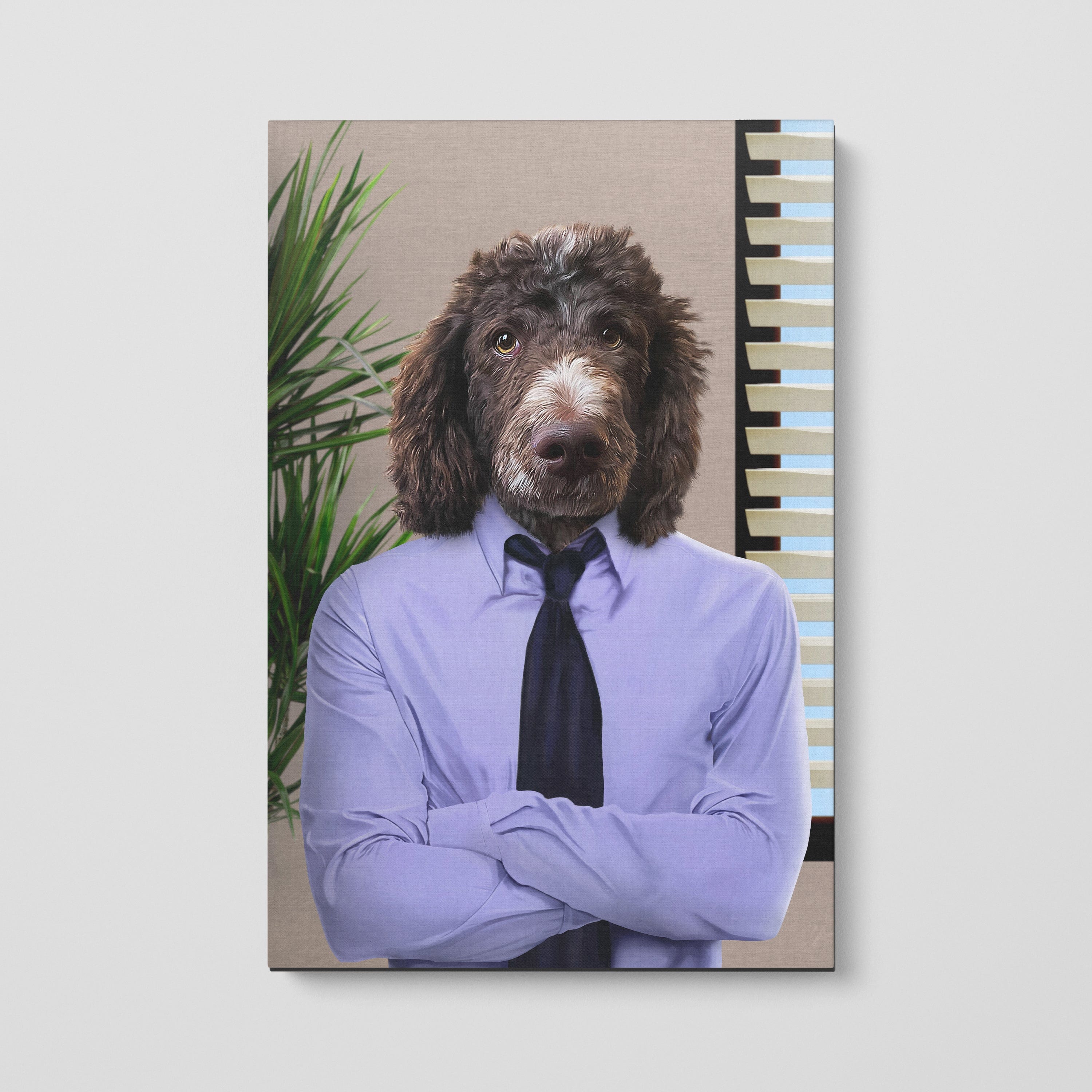 Crown and Paw - Canvas The Jim - Custom Pet Canvas