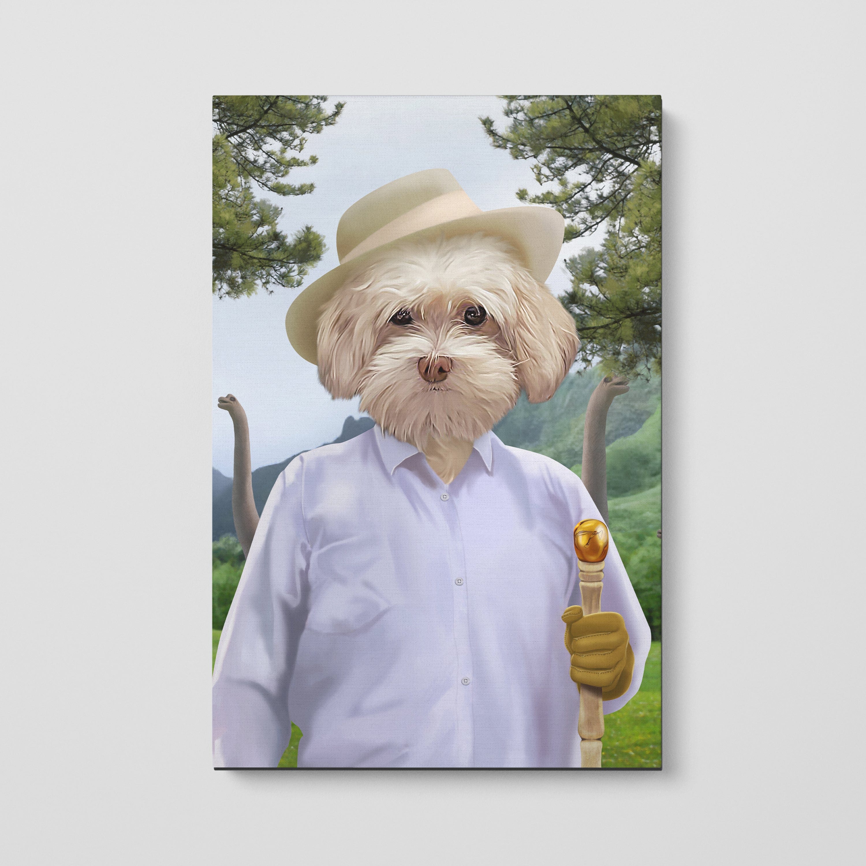 Crown and Paw - Canvas The Jurassic CEO - Custom Pet Canvas